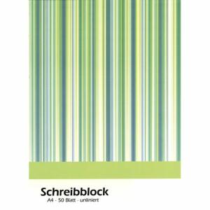 PVP Schreibblock A4 blanco 50 Blatt