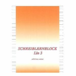 PVP Schreiblernblock A4 Lineatur 3 mit Kopfbogen 30 Blatt