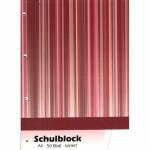 PVP Schulblock 4fach Loch u Rand A4 kariert 50 Blatt 70...