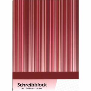 PVP Schreibblock A5 kariert 50 Blatt