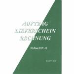 PVP Auftrag/Lieferschein/Rechnung ohne Durchschrift A5 50 Bl