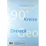 UHL Arbeitsblock A4 Geometrie mit Schriftfeld 20 Blatt