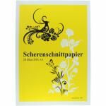 UHL Scherenschnittpapier A4 schwarz - 20 Blatt , Block