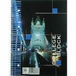UHL Collegeblock beidseitiger Rand A5 liniert 80 Blatt perf.