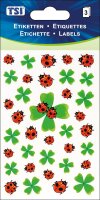 TSI Sticker Schmucketiketten "Marienkäfer"