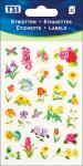 TSI Sticker Schmucketiketten "Blumen" 3...