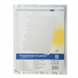 MAG-O Prospekthüllen PP A4 glasklar 100er Pack