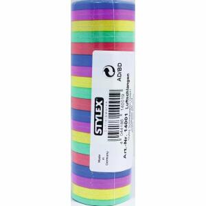 STY Luftschlangen bunt 18er Pack - 18 x ca. 4 m
