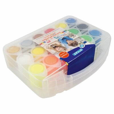 STY Schulmalfarben 18er 25 ml Töpfchen Koffer