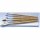 CMI Pinsel- Set 6er - Aquarell/ Borstenpinsel Naturholzstiel