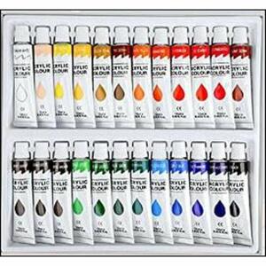 CMI Acrylfarben 24er Set - 12 ml / Tuben