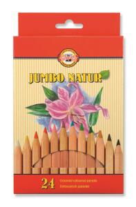 KOH Buntstifte Schule Natur Jumbo 24er