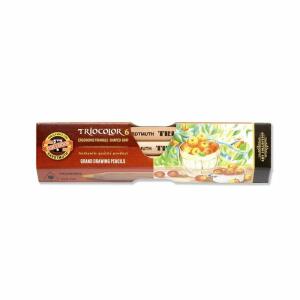 KOH Buntstifte Natur Triocolor Jumbo Künstlerfarbstifte 6er