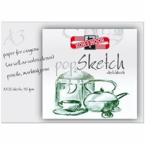 KOH Sketchblock A3 - weiß 110 g/m² 20 Blatt