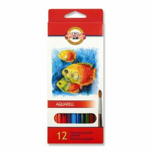 KOH Buntstifte Schule Fisch Aquarell 12er