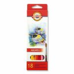 KOH Buntstifte Schule Fisch Aquarell 18er