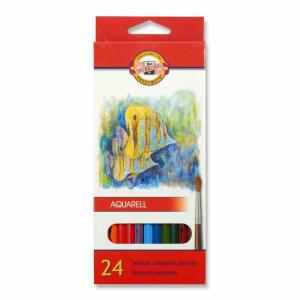 KOH Buntstifte Schule Fisch Aquarell 24er