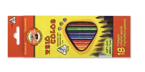 KOH Buntstifte Schule Triocolor Triocolor 18er