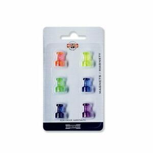 KOH Magnete Stempelform farbig 6er Blister