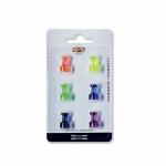 KOH Magnete Stempelform farbig 6er Blister