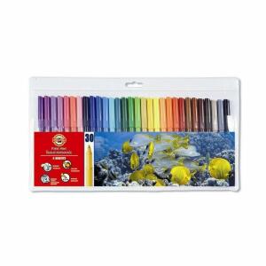 KOH Fasermaler Fisch 2 mm Spitze 30er PP-Hülle
