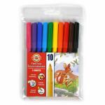 KOH Fasermaler Dschungel 2 mm Spitze 10er PP-Hülle