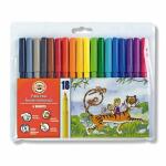 KOH Fasermaler Dschungel 2 mm Spitze 18er PP-Hülle