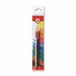KOH Pinsel GOAT Ziegenhaar Schule rund 3erSet Gr. 2+4+6