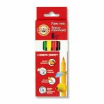 KOH Fasermaler Fisch 2 mm Spitze 6er Papp-Etui