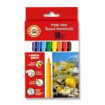 KOH Fasermaler Fisch 2 mm Spitze 10er Papp-Etui