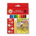 KOH Fasermaler Dschungel 2 mm Spitze 12er Papp-Etui