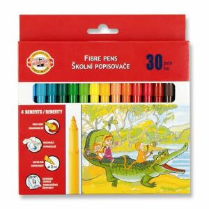 KOH Fasermaler Dschungel 2 mm Spitze 30er Papp-Etui