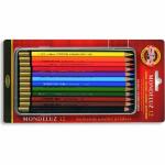 KOH Buntstifte Aquarell Mondeluz 12er Metalletui Blister