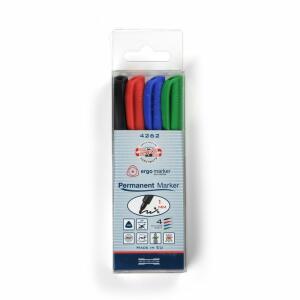 KOH Marker Permanent 4262 Rundspitze 1-2 mm 4er