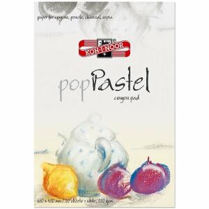 KOH Pastell- Malblock A2 Block - 20 Blatt weiß 220 g/m²