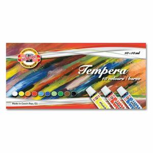 KOH Temperafarben 10er Set - 10ml Schulmalfarben