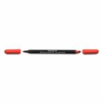 KOH Marker Permanent TWIN Rundspitze 1-3 mm rot