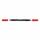 KOH Marker Permanent TWIN Rundspitze 1-3 mm rot
