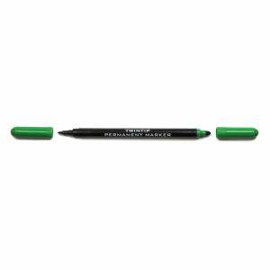 KOH Marker Permanent TWIN Rundspitze 1-3 mm grün