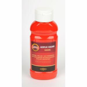 KOH Acrylfarbe 500 ml Flasche light red