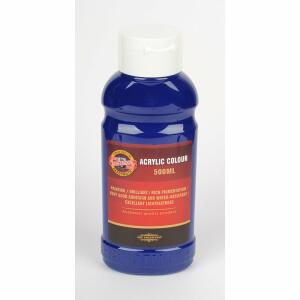 KOH Acrylfarbe 500 ml Flasche dark blue