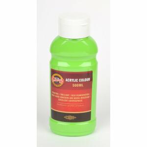 KOH Acrylfarbe 500 ml Flasche light green