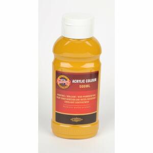 KOH Acrylfarbe 500 ml Flasche ochre