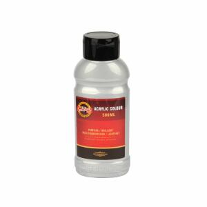 KOH Acrylfarbe 500 ml Flasche silver