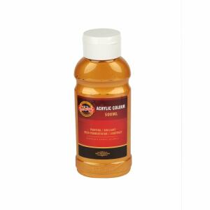 KOH Acrylfarbe 500 ml Flasche dark gold
