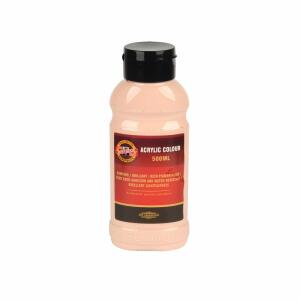 KOH Acrylfarbe 500 ml Flasche rose