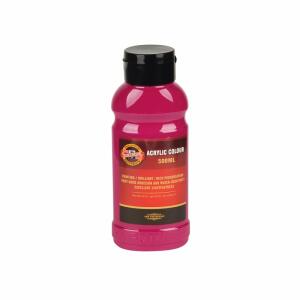 KOH Acrylfarbe 500 ml Flasche red violet