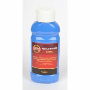 KOH Acrylfarbe 500 ml Flasche cobalt blue