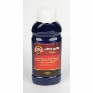 KOH Acrylfarbe 500 ml Flasche paris blue