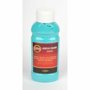 KOH Acrylfarbe 500 ml Flasche turquoise